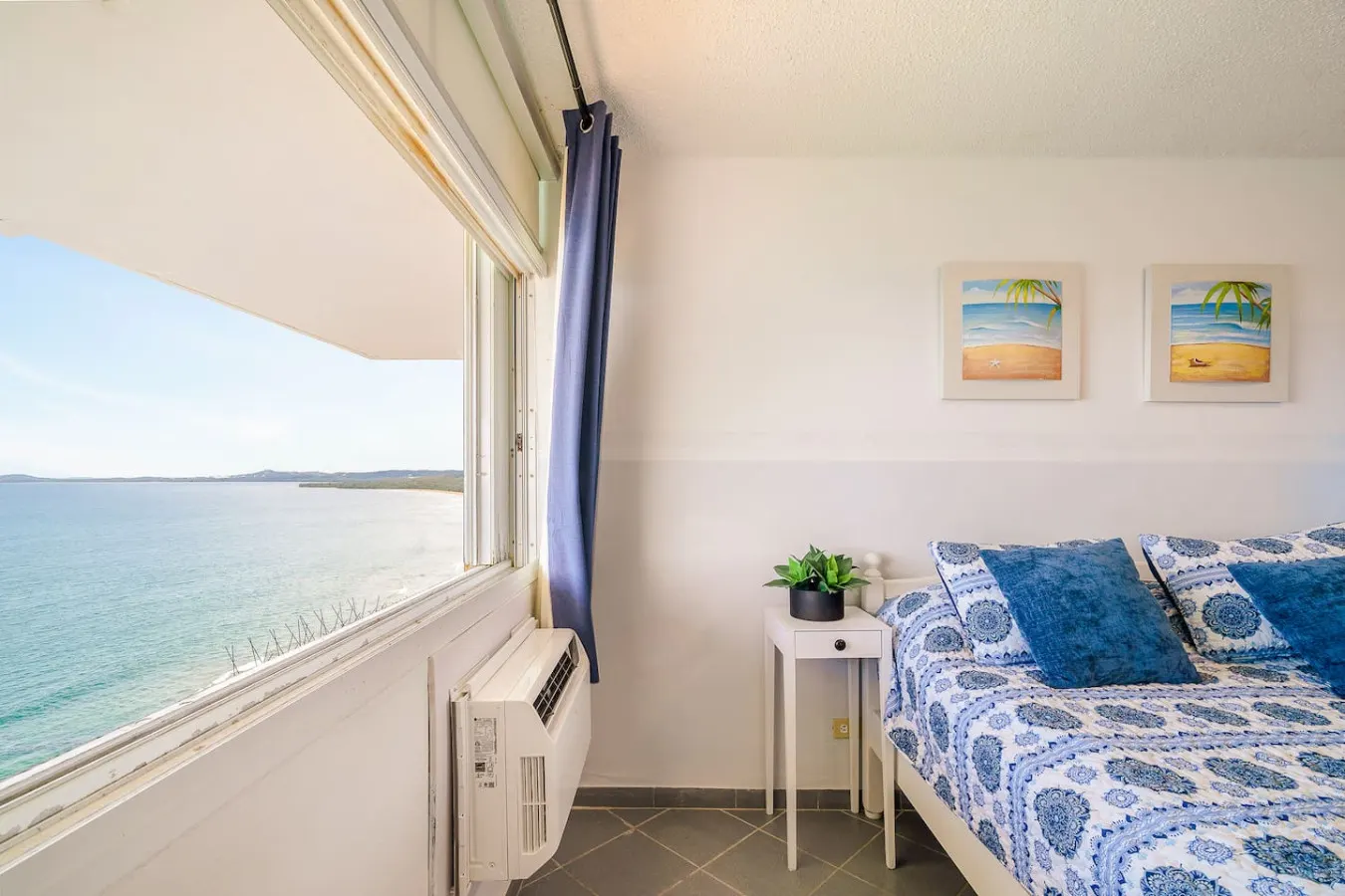 View of the ocean from the balcony — Captain’s Beachfront Luquillo Beach House, Luquillo